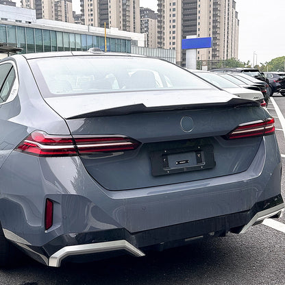 Carbon Fiber Look Rear Boot Spoiler Lip for BMW 5 Series I5 G60 (2024)