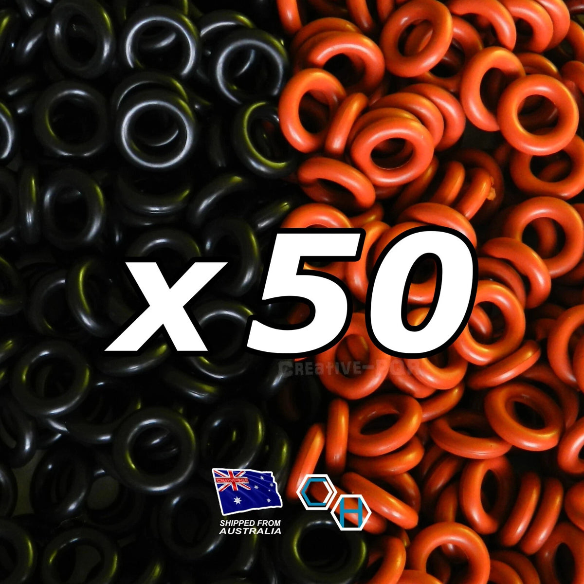 50 x Fuel Injector O-Rings Seals for Bosch Ford Holden