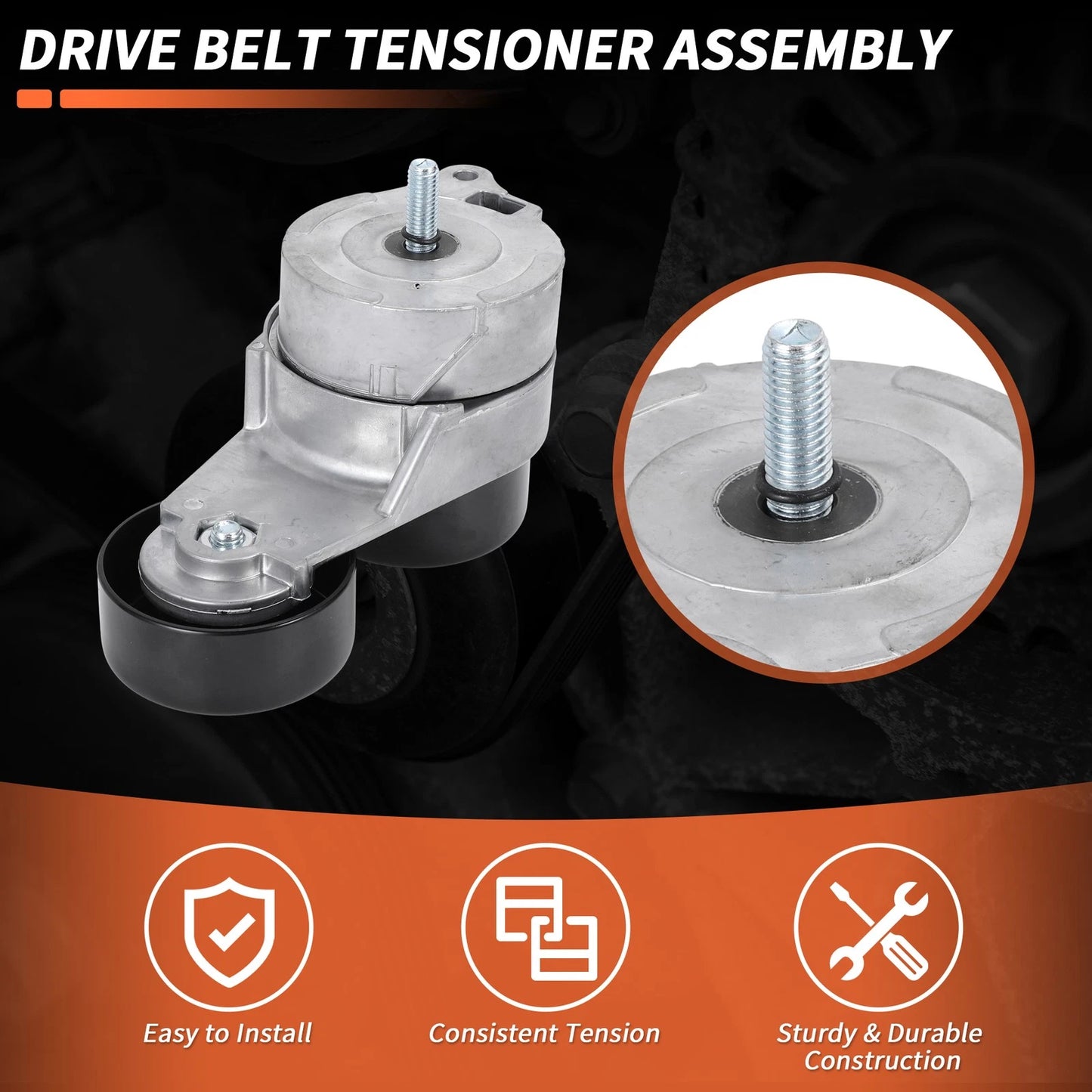 Drive Belt Tensioner for Honda Accord 2003-2006 3.0L