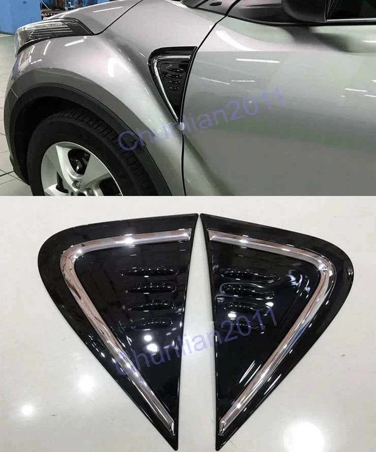 Side Door Wing Fender Air Vent Cover Trim for Toyota C-HR (2016-2023)