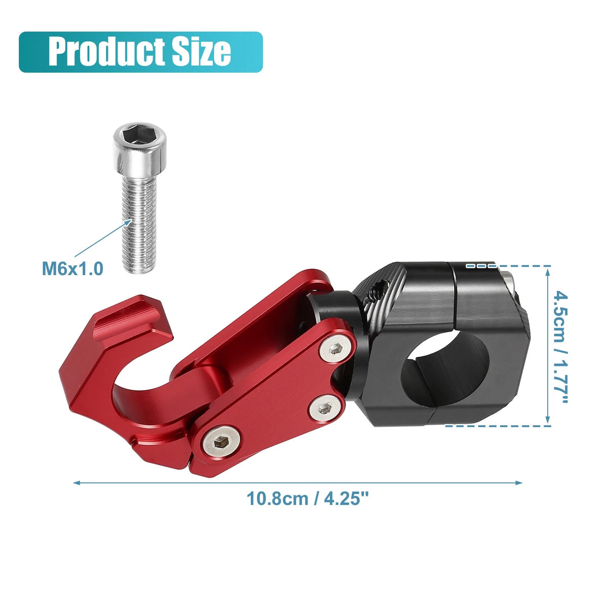 Aluminum Alloy Motorcycle Handlebar Hook for Honda ADV150 (2023)
