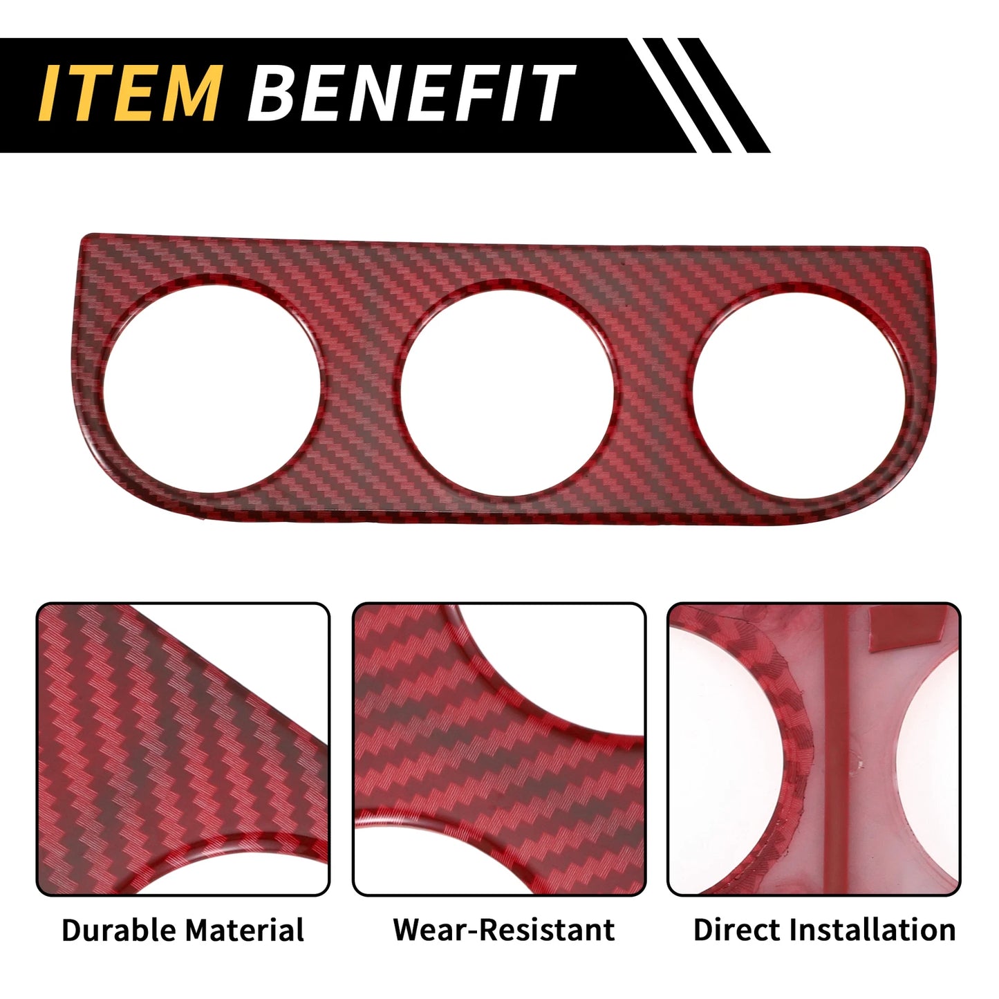 AC Switch Button Control Cover Trim for Jeep Wrangler (2011-2023)
