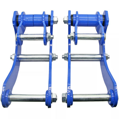 2 x Rear Leaf Spring Extended Shackles for Isuzu Holden Rodeo (2007-2011)