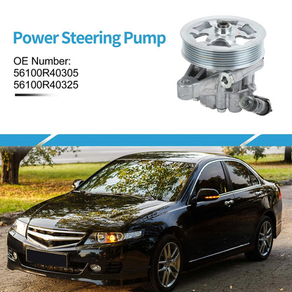 Power Steering Pump w/ Pulley for Honda Accord (2008-2012) 2.4L