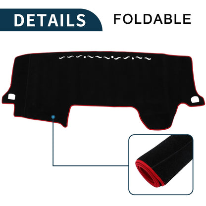 Dashboard Cover Mat for Toyota Hiace H300 Sun Protector Pad (2019-2023)