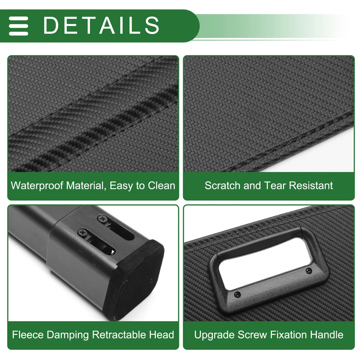 Car Trunk Retractable Cargo Cover for Mercedes-Benz GLE (2020-2024)