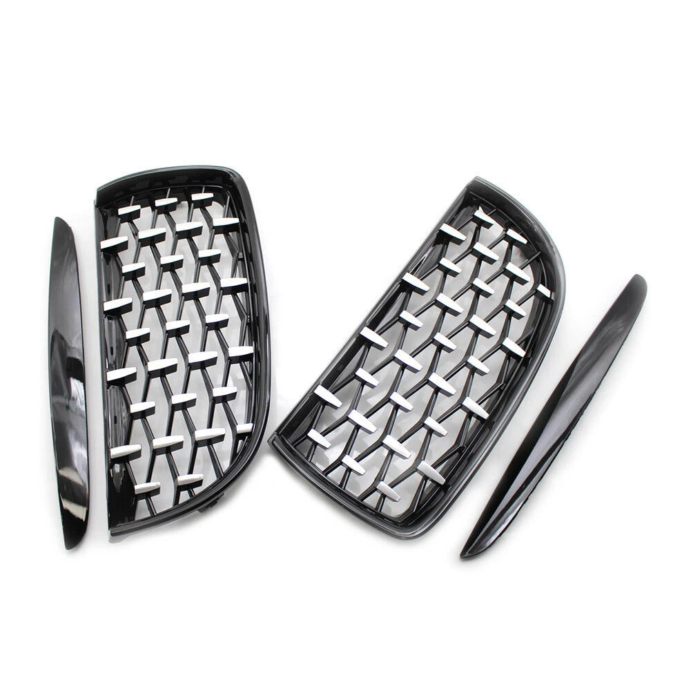 Black Frame & Chrome Grille for BMW E90 (2005-2008)