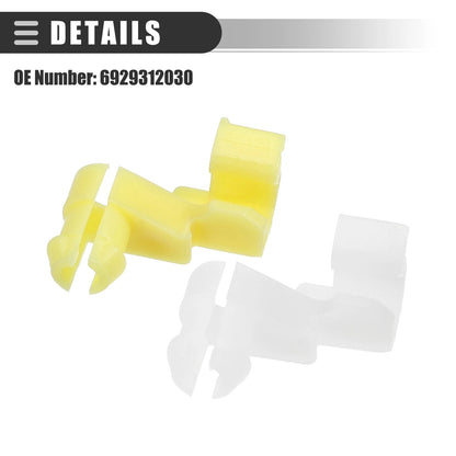 2 x Tailgate Door Handle Lock Rod Clips for Toyota (No. 69293-12030)