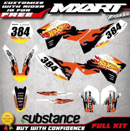 BLAZE Style Decal Kit for KTM 250 SXF (2007-2010)