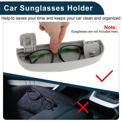 Sunglasses Case for BMW X1 U11 iX1 2022-2024 Eyeglasses Holder Grey
