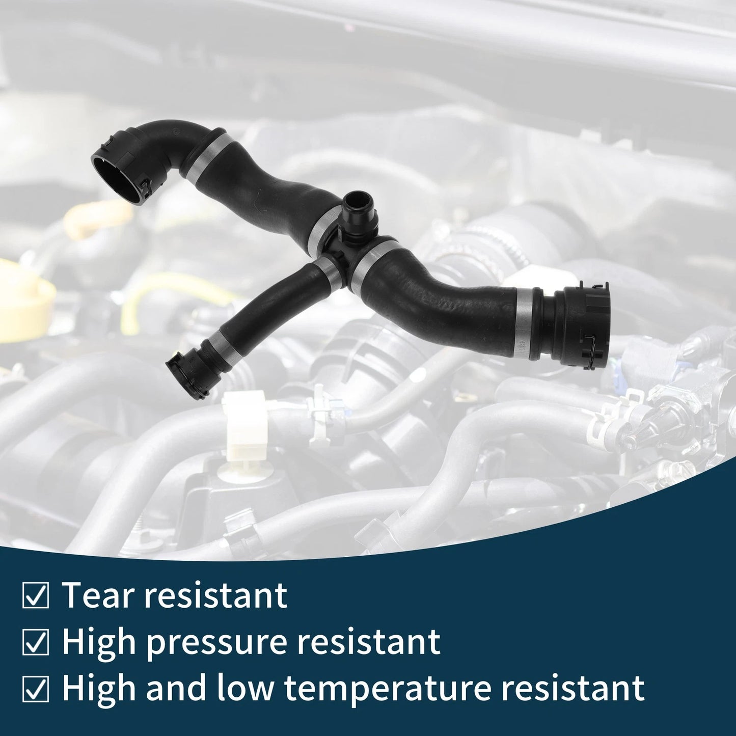 Radiator Hose for BMW 1 Series 2007-2008 Rubber Water Pipe