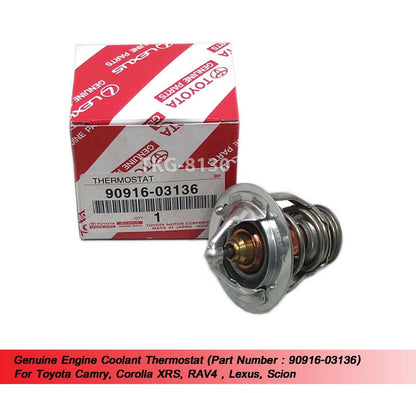 Thermostat for Toyota Camry, Corolla, RAV4, Matrix, Lexus, Scion (2002-2015)
