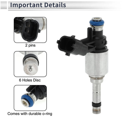 Fuel Injector for Hyundai Tucson 1.6T (2016-2018) - 1 x Black Injector