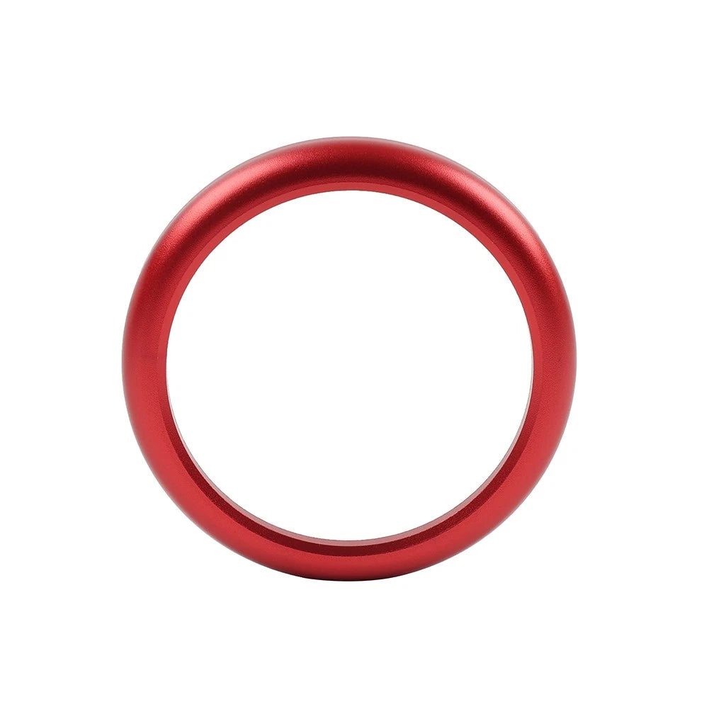 Red Stopwatch Compass Clock Cover Ring for Porsche 911 718 Boxster Cayenne Macan