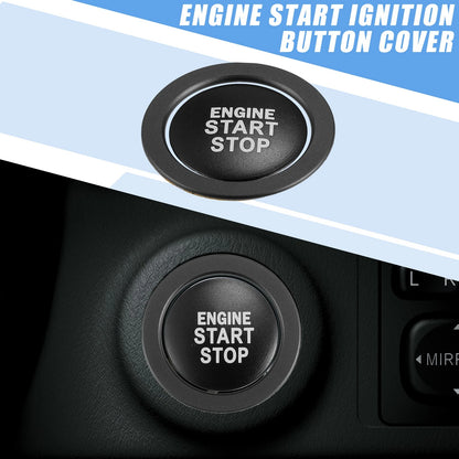 Start Stop Ignition Button Cover Decal for Toyota Camry Prius RAV4 Corolla