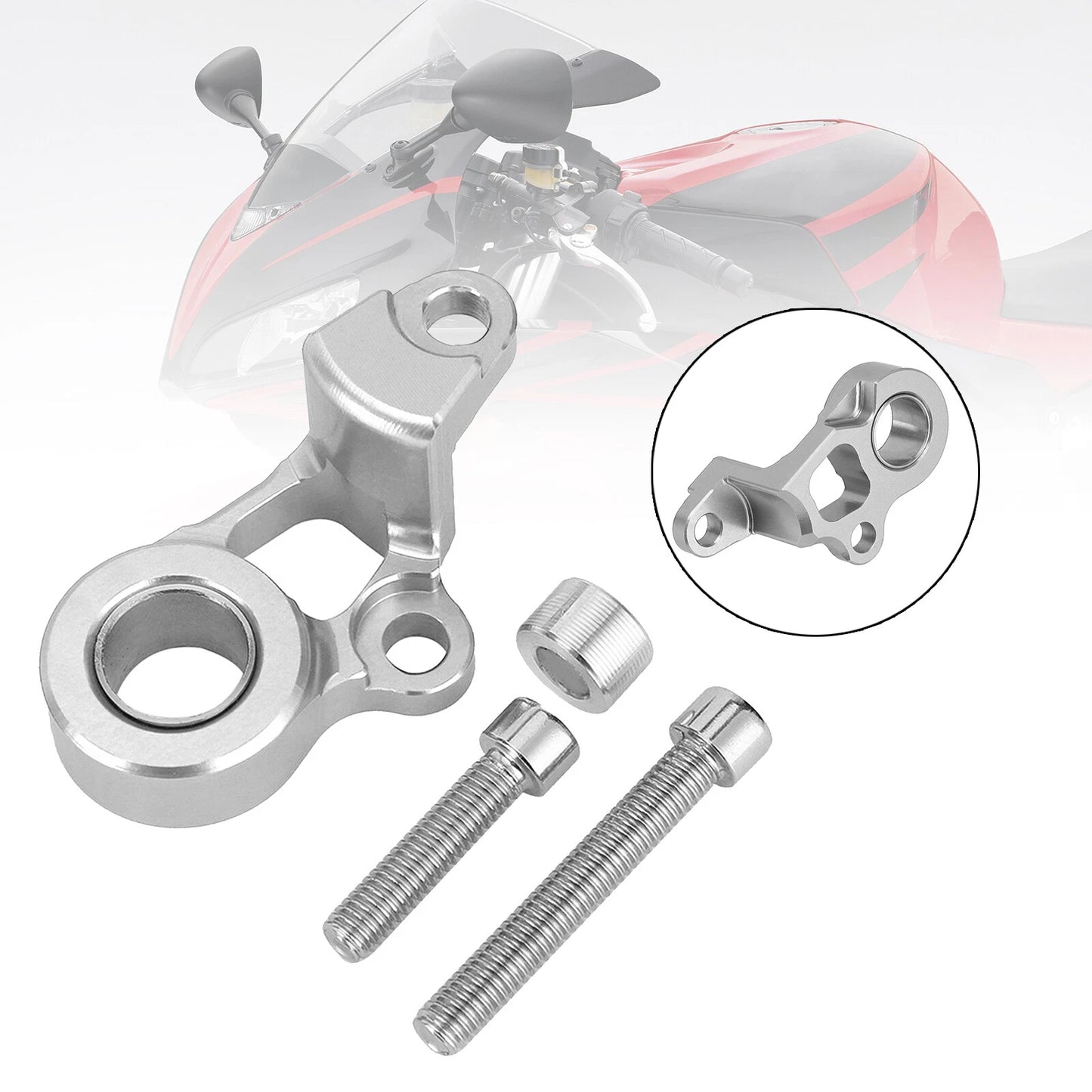 Shifter Stabilizer Aluminum Silver for Honda CBR1000RR-R (2020-2022)