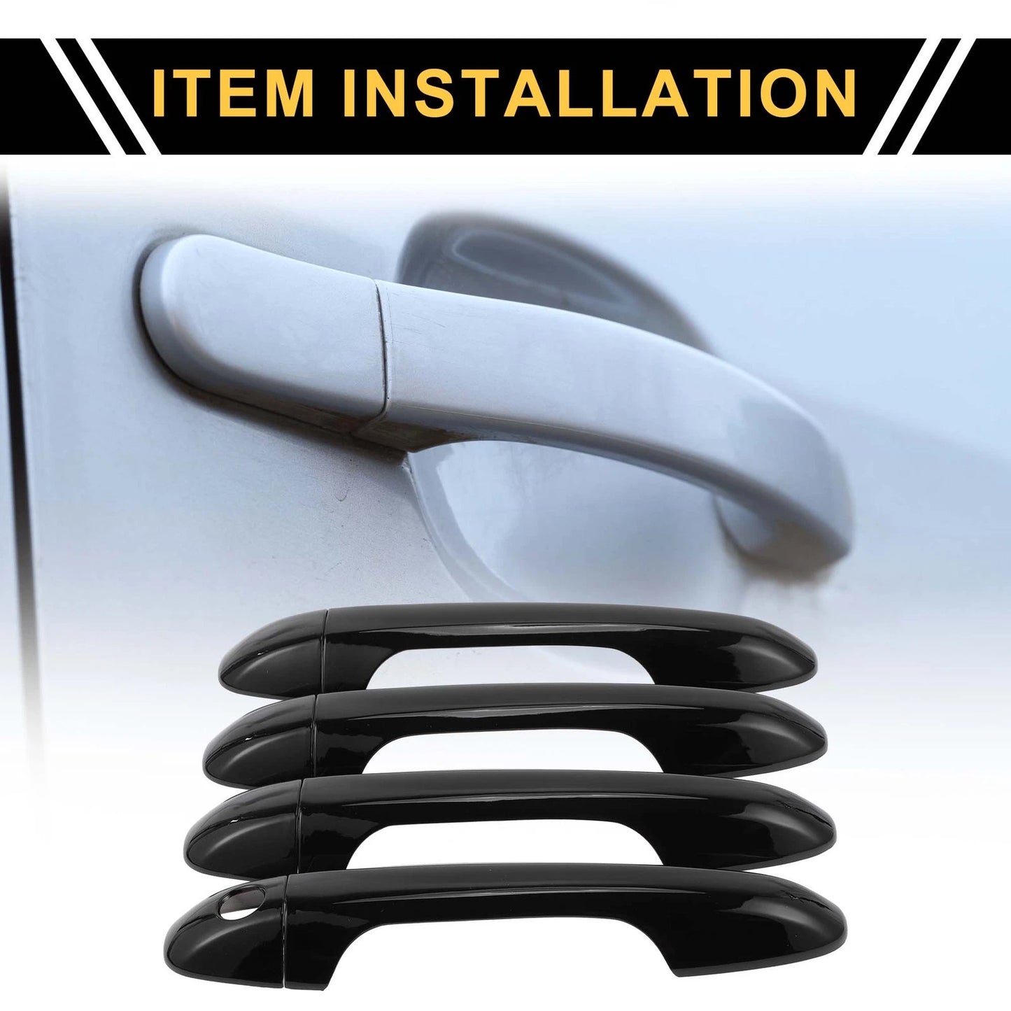 Exterior Door Handle Cover 4pcs for Toyota Tacoma (2016–2023)
