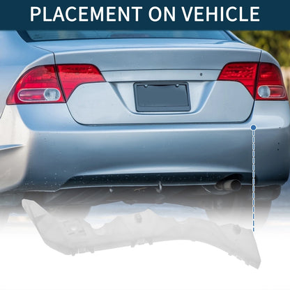Right Rear Bumper Retainer Bracket for Mazda 6 (2003-2008)