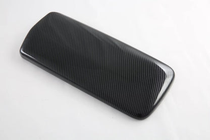 Carbon Fiber Armrest Box Lid Cover Trim for 2023-2024 Toyota Prius