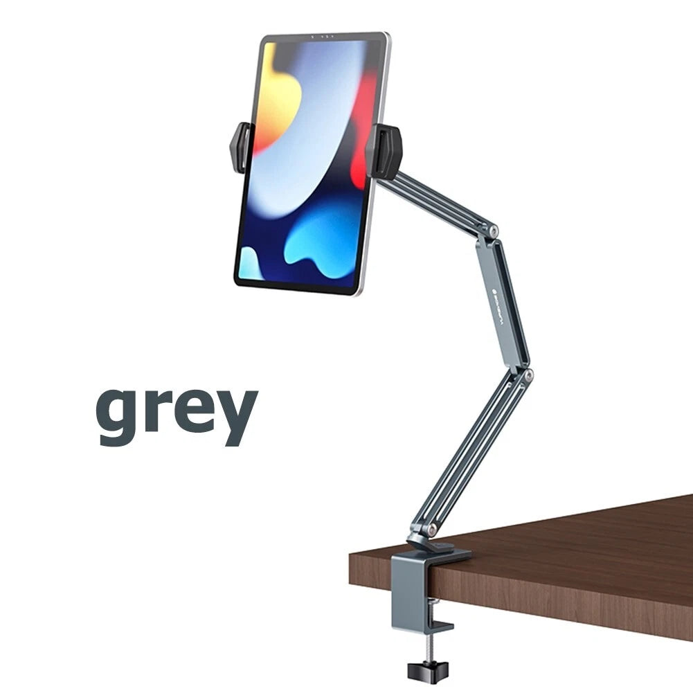 Tablet Phone Mount Holder - Flexible Arm Universal Lazy Clip for Bed Desk