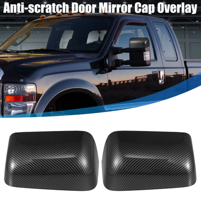 Black Rearview Mirror Cap Covers for Ford Excursion (2001-2005)