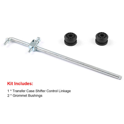 Transfer Case Control Lever Shift Linkage Rod & Bushing for Dodge Ram (1994-2001)