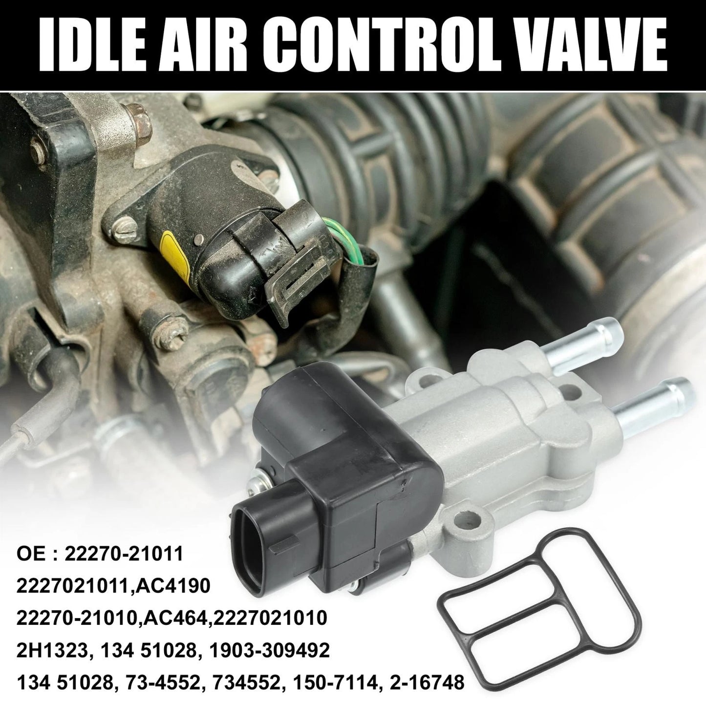 Idle Air Control Valve with Gasket for Toyota Echo (2000–2005)