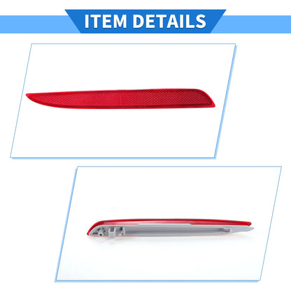 Rear Bumper Reflector for MAZDA 3 BL (2010-2013) Red