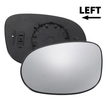 Left Side White Convex Mirror Glass for Ford Ka (2008-2017)