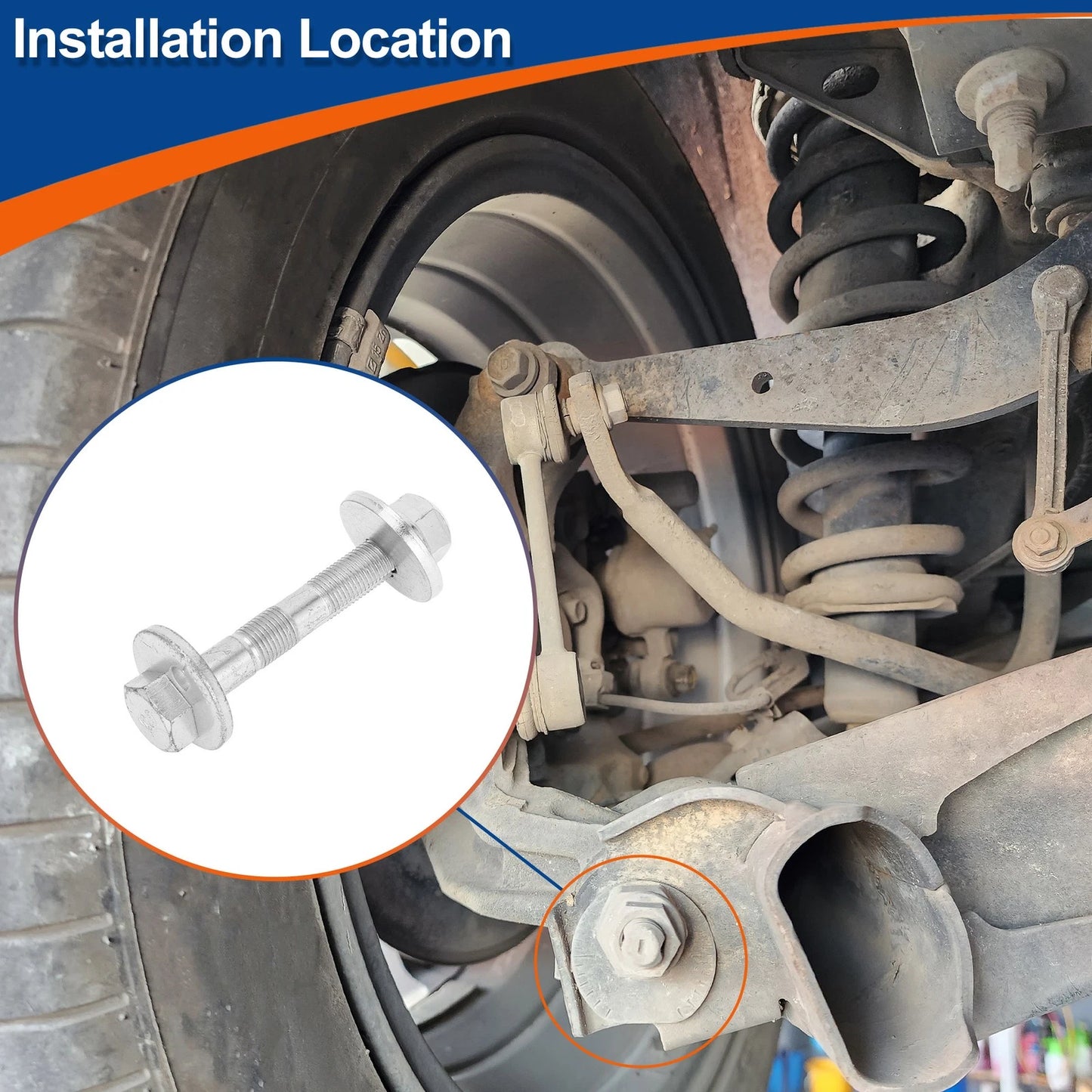 Camber Alignment Bolt Set for Toyota Highlander (2008-2018)