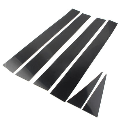 6 x Black Door Trim Cover Kit for Toyota Sienna (2004-2010)