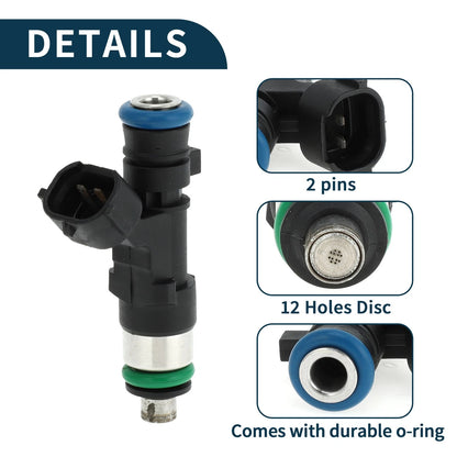 Fuel Injector for Nissan Xterra 4.0 (2011-2015) 1 Pc Black