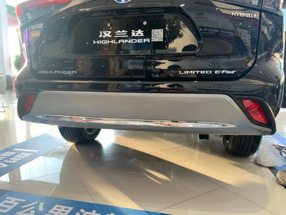 Rear Lower Bumper Chrome Decor Molding Cover for 2020-2023 Toyota Highlander (2020-2023)