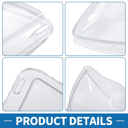 Car Front Left Right Headlight Lens Covers for Jeep Grand Cherokee (2001-2003)