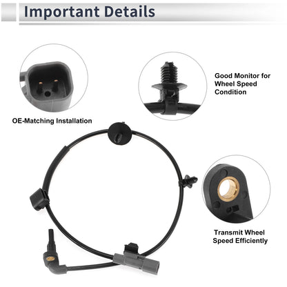 ABS Wheel Speed Sensor for Chevrolet Trax Rear Left (2015 - 2022)