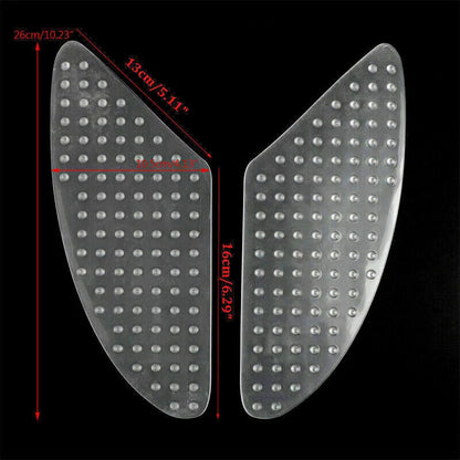 Tank Traction Pad Side Gas Knee Grip Protector for Kawasaki ZX6R ZX10R Z1000 (2004-2023)