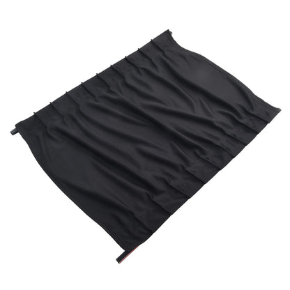 2pcs Adjustable Car Window Anti-UV Sun Shade Drape Visor Curtain Valance