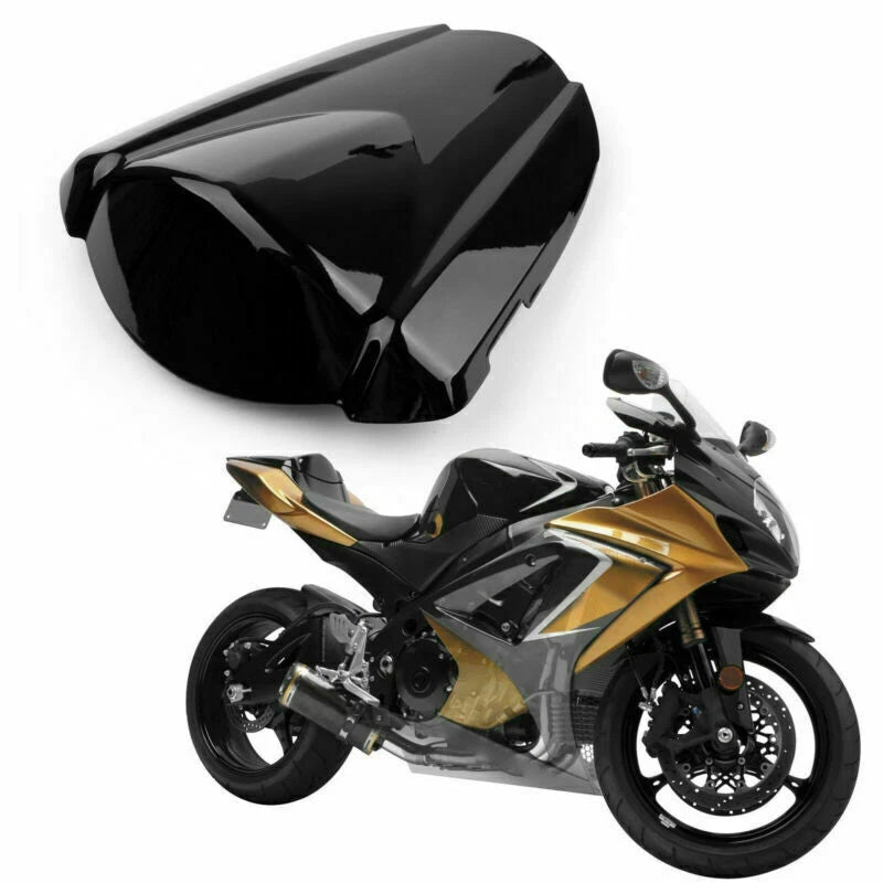 Pillion Seat Cover for Suzuki GSXR1000 (2007-2008) Black