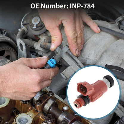 Fuel Injector No.INP-784 for Mazda E220 2.2L (1992-2002) 1 Pc Red