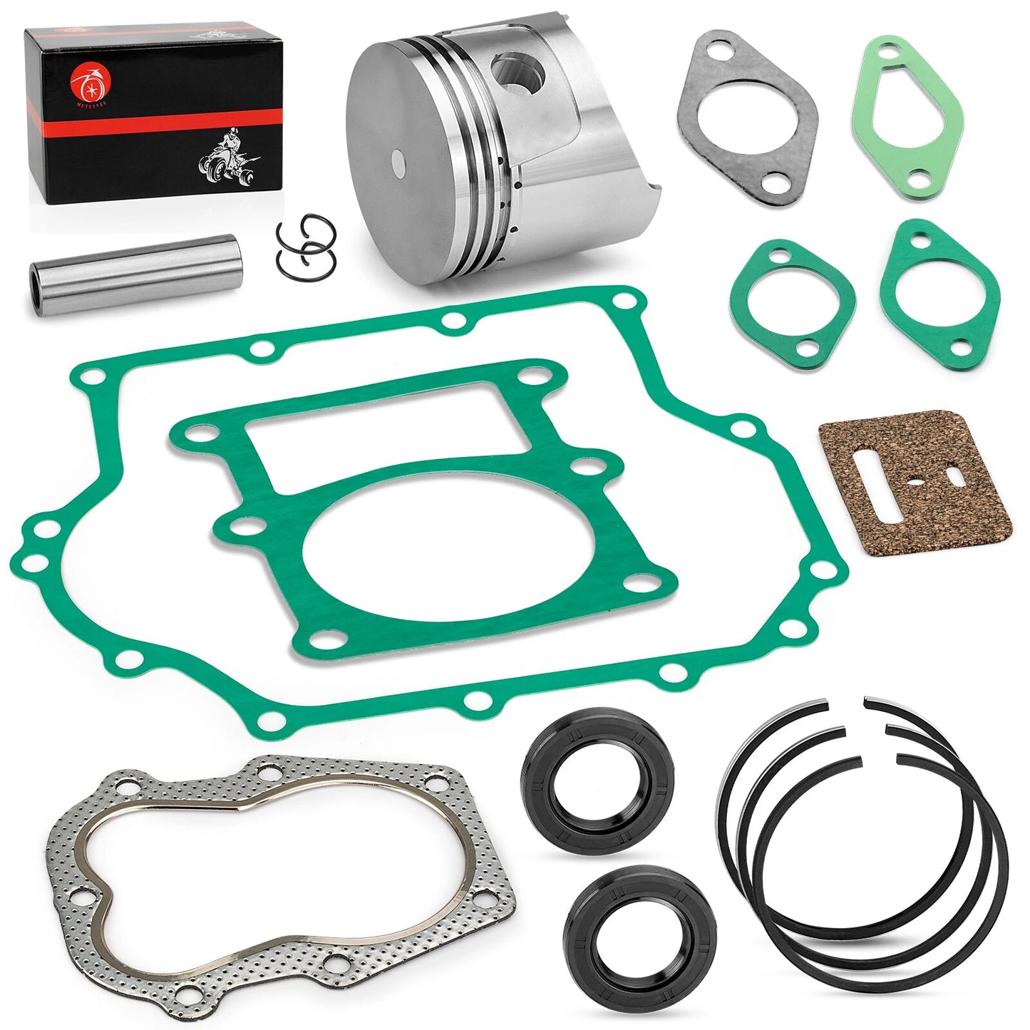 Piston Gasket Kit for Club Car Gas Golf Cart (1986–1991)