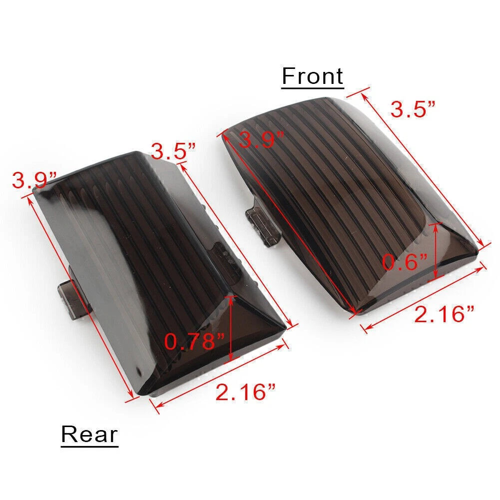 Fender Mud Guard Light Smoke Cover for Harley FLHT Classic Electra Glide (2000-2019)