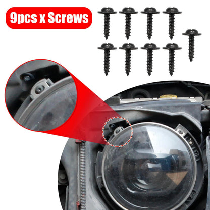 7" Round Headlight Mounting Bracket Rings for Jeep Wrangler JK (2007-2017)