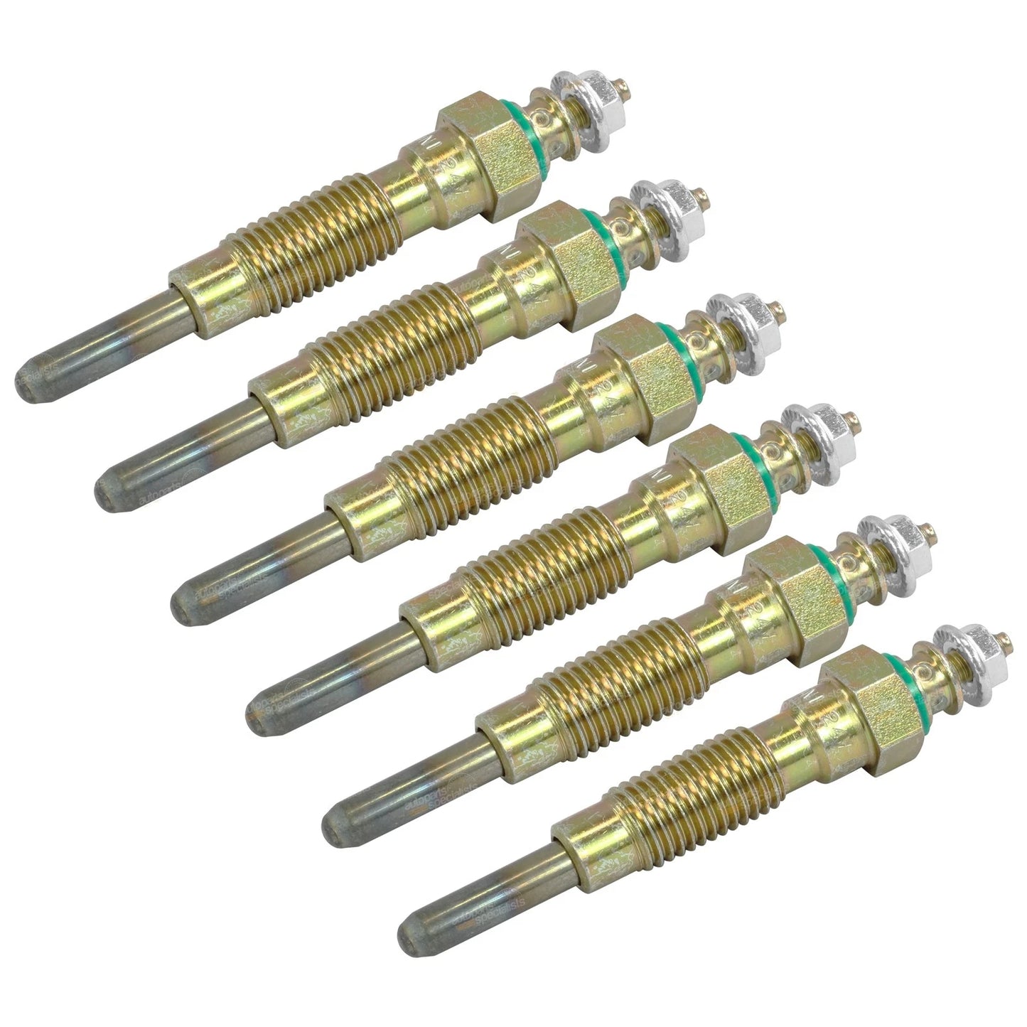 6x Diesel Glow Plugs 24V for Nissan Patrol SD33 MQ 160 3.3L (1980 - 1992)