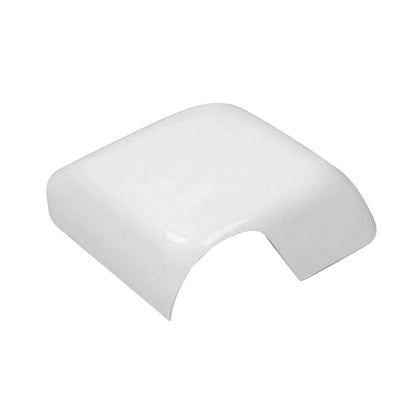 White Side Mirror Base Trim Cover for Jeep Wrangler JL Gladiator JT (18-22)