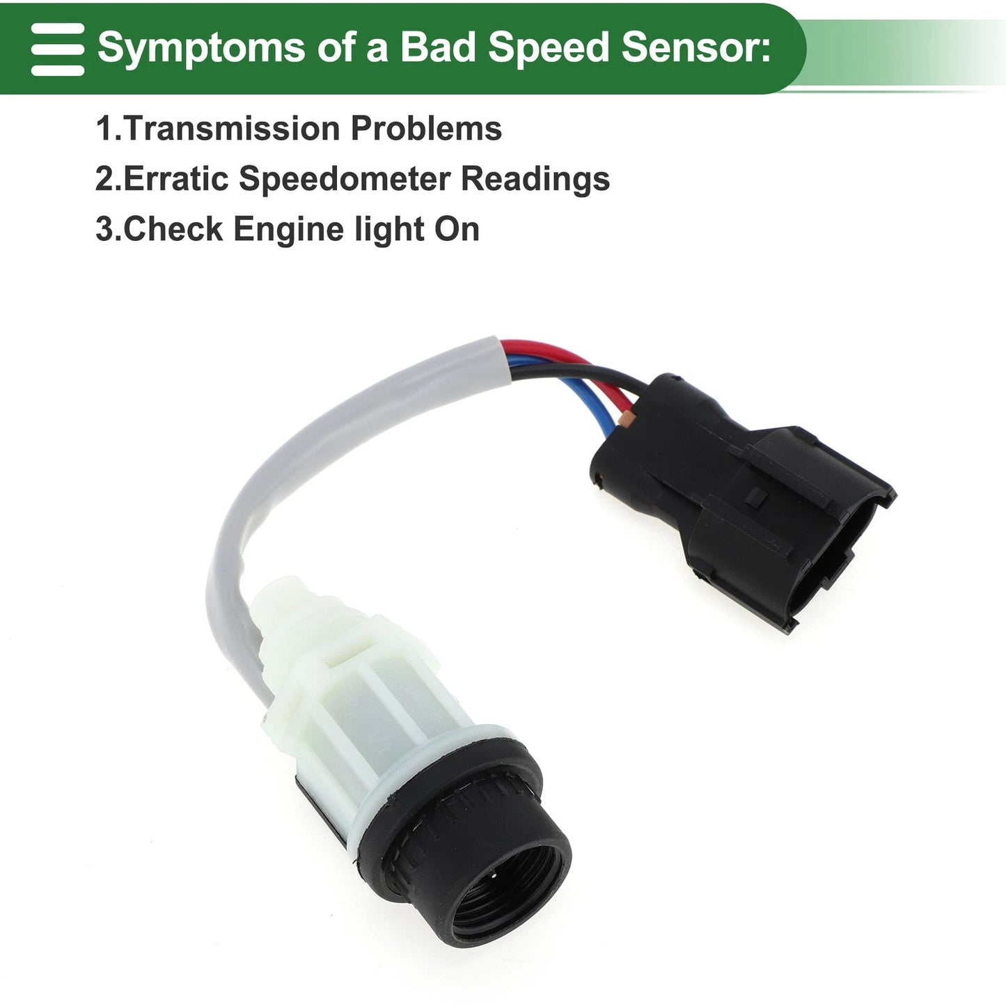 Transmission Speed Sensor 0.8 for Chevrolet Spark M150 (2000-2006)