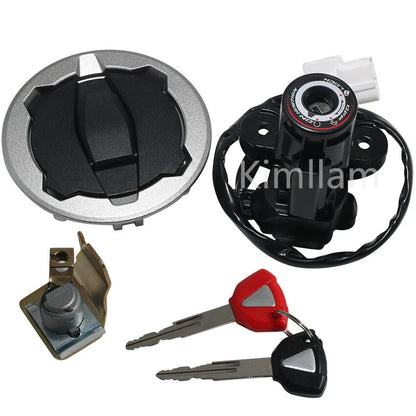 Ignition Key Switch Lock Set for Kawasaki Ninja 400, Z400 (2018-2023)