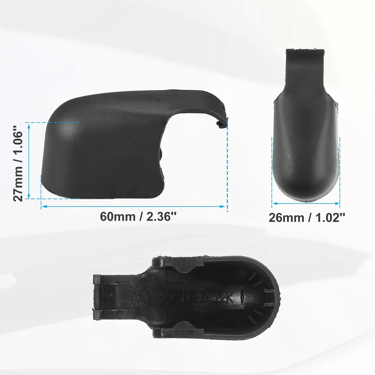 Rear Windshield Wiper Arm Nut Cover for Toyota Yaris (2000-2005)