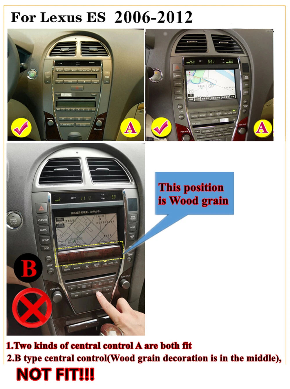 9.7'' Car Stereo GPS Radio for Lexus ES ES240 ES300 ES330 ES350 (2006-2012)