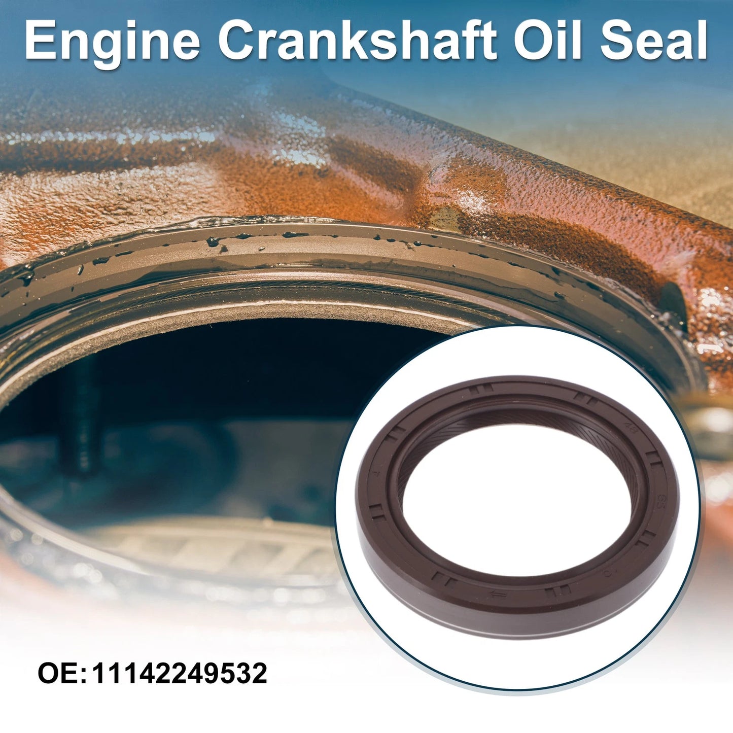 Front Crankshaft Oil Seal for BMW 5 Series (1995-2005) Engine Main Seal