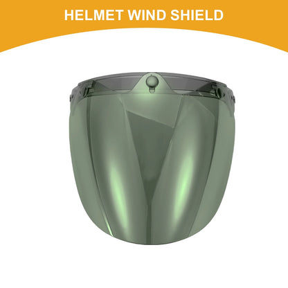 1pc Universal Helmet Wind Shield for Motorcycle Helmet Visor Black Brown
